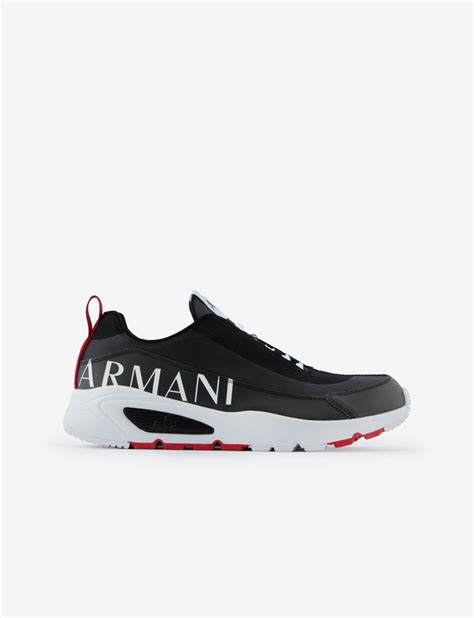 armani nylon sneakers.